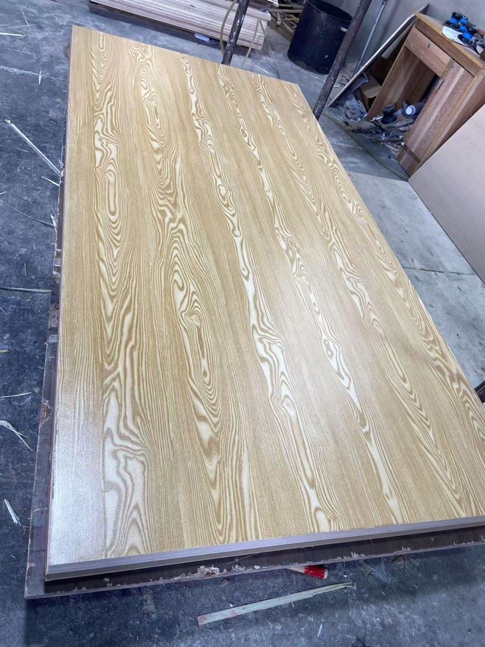 18mm Wood Grain Melamine Paper Plywood Factory factory